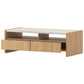 Stella Coffee Table 130cm - Oak/Travertine