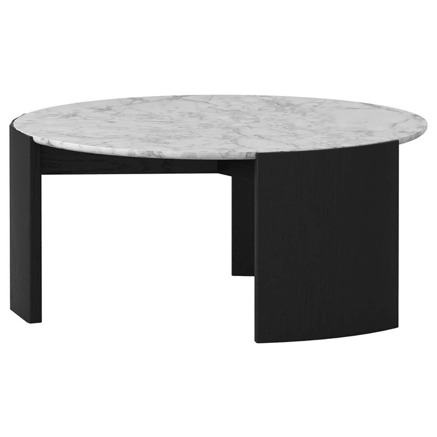 Orla Round Coffee Table 90cm - Black