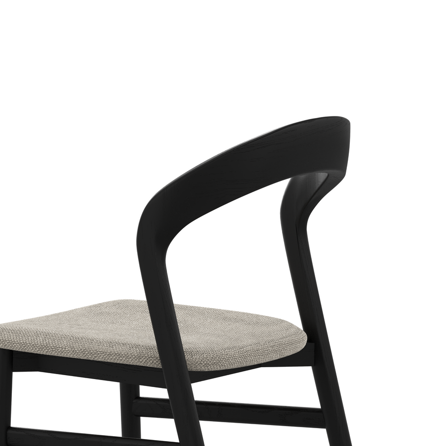 Tempo Dining Chair - Black/Grey