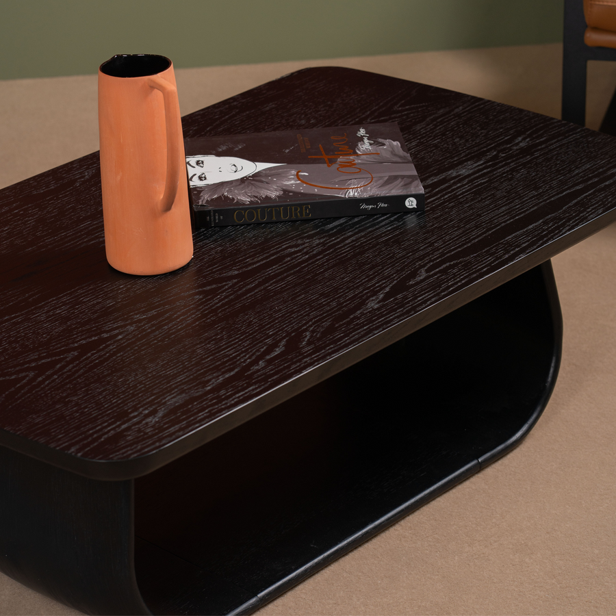 Sima Rectangle Coffee Table - Black