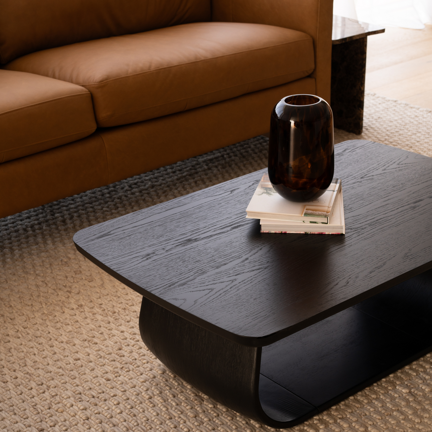 Sima Rectangle Coffee Table - Black