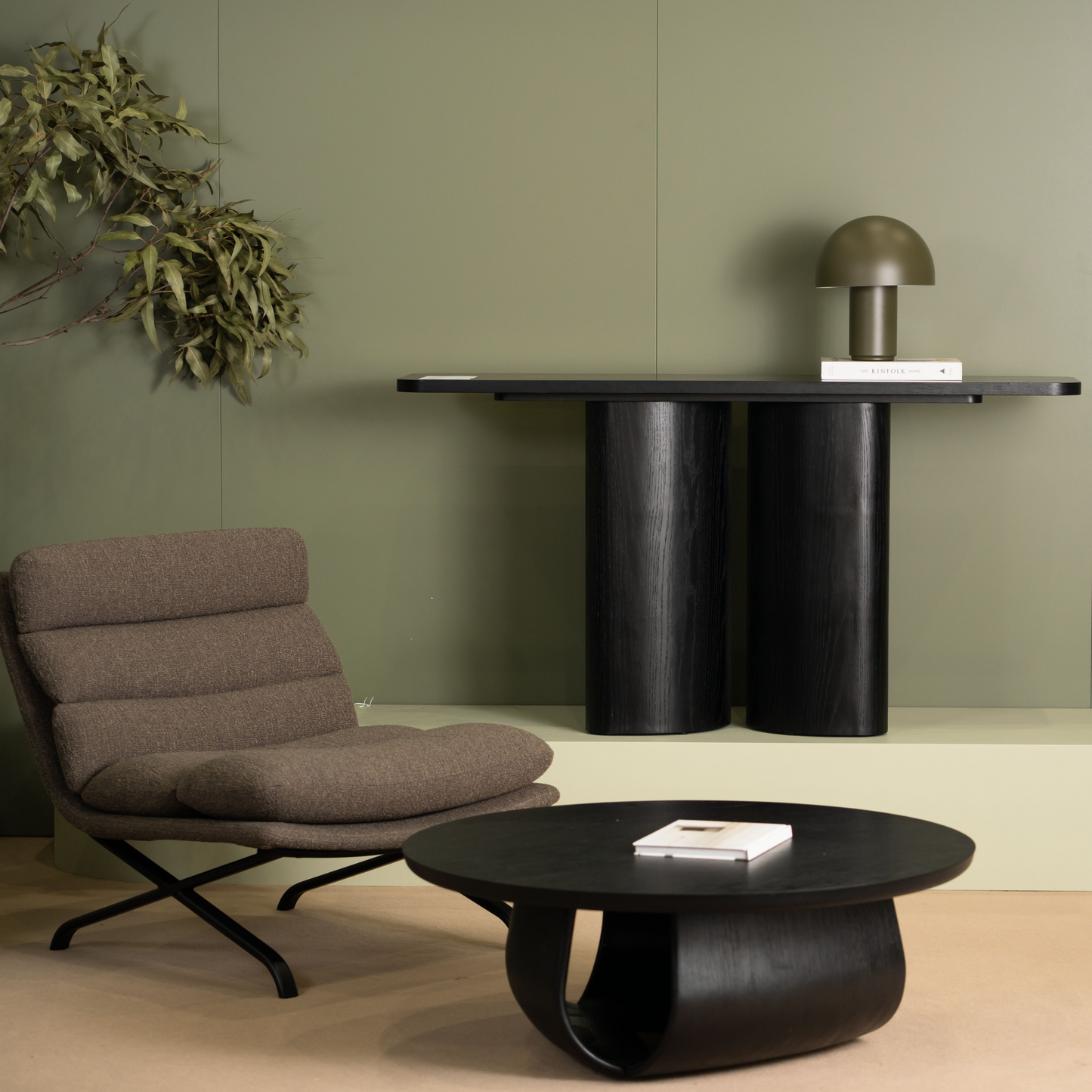 Sima Round Coffee Table - Black