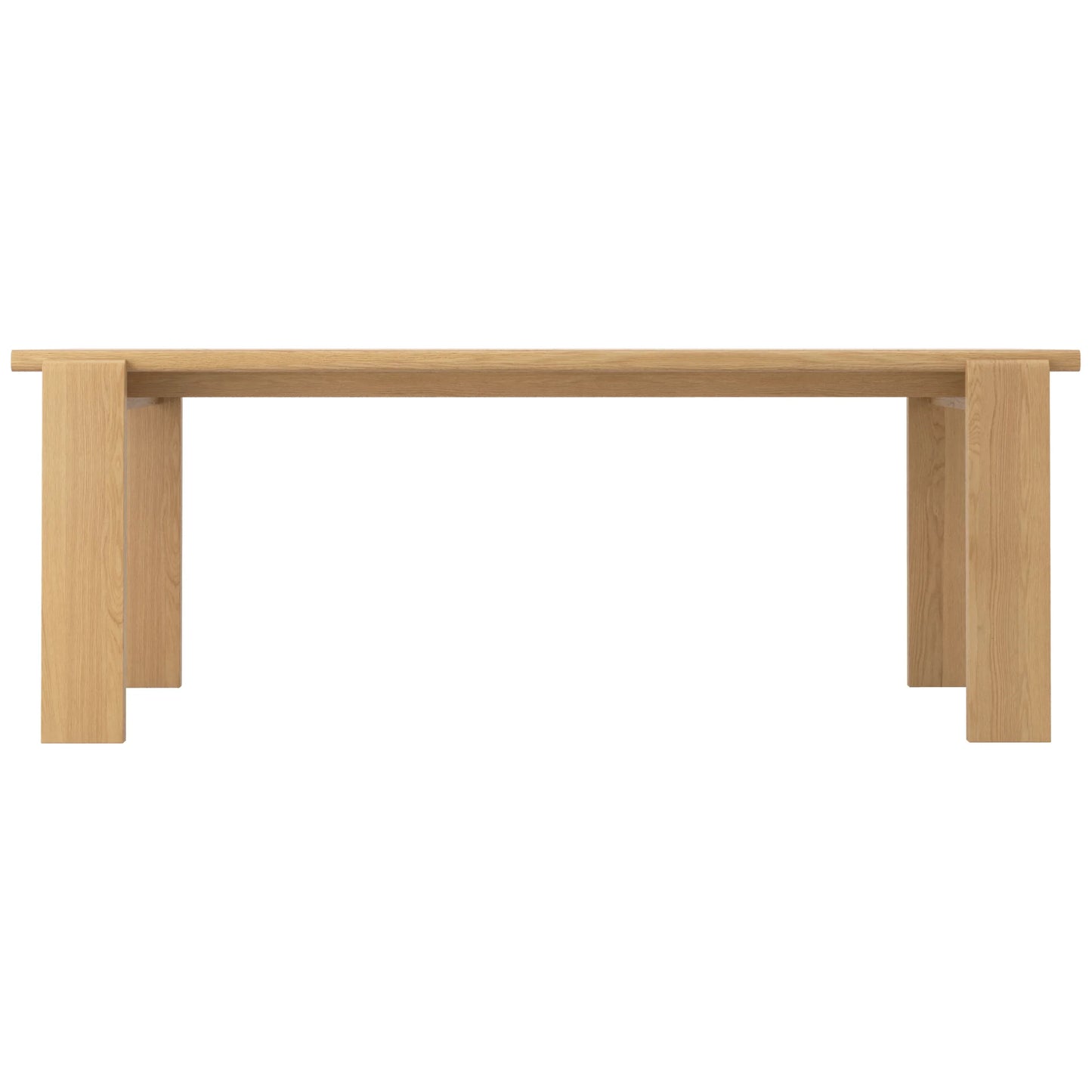 Stella Dining Table 220cm - Oak/Travertine