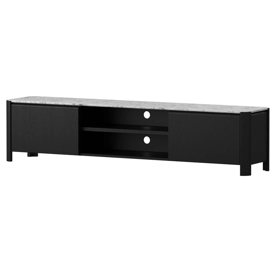 Orla Entertainment Unit 200cm - Black