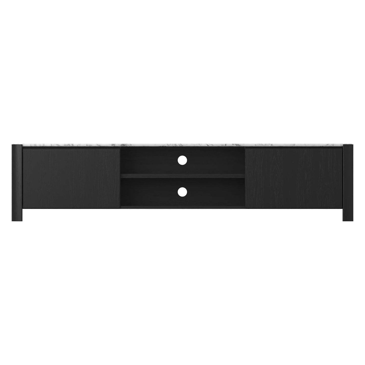 Orla Entertainment Unit 200cm - Black