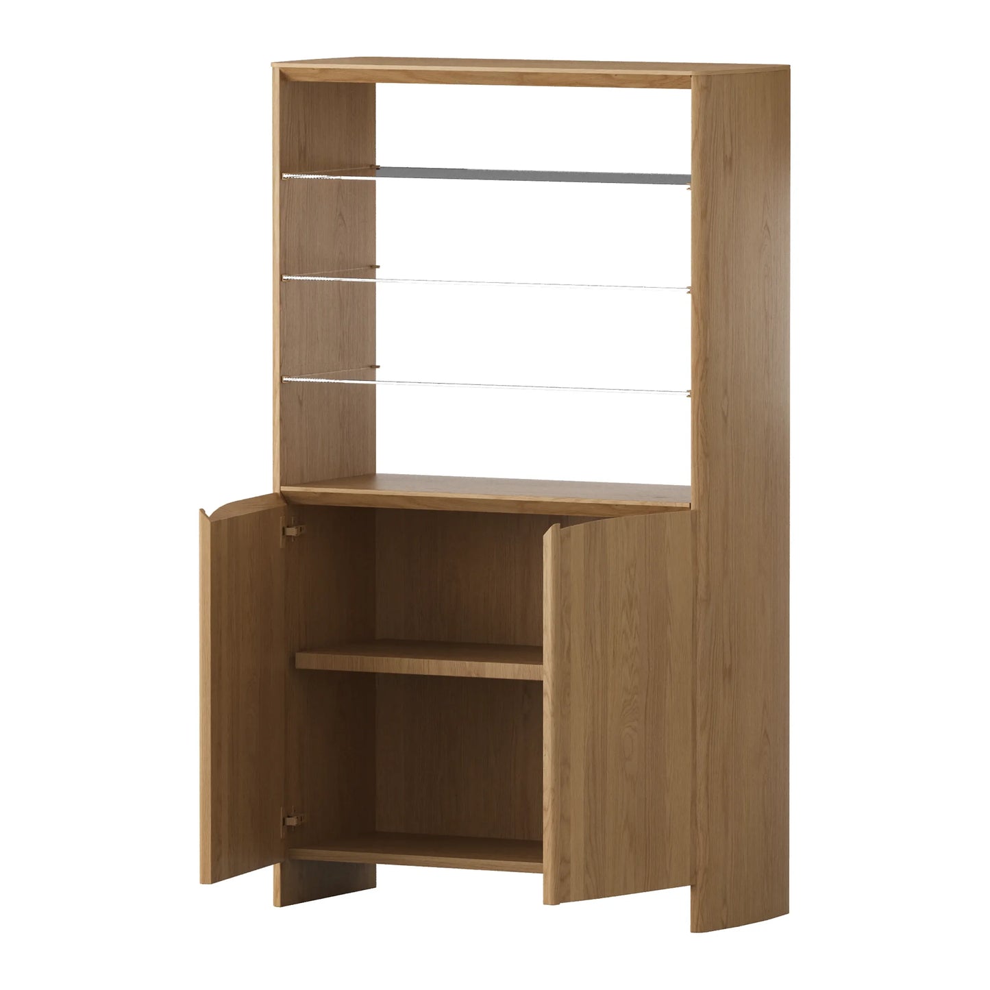Lana Display Cabinet - Oak
