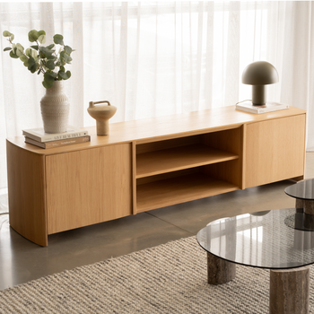 Lana Entertainment Unit 200cm - Oak