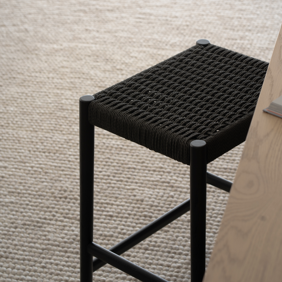 Morton Bar Stool - Black