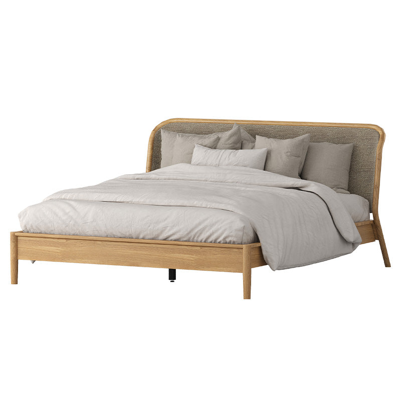 Jaya King Bed - Oak