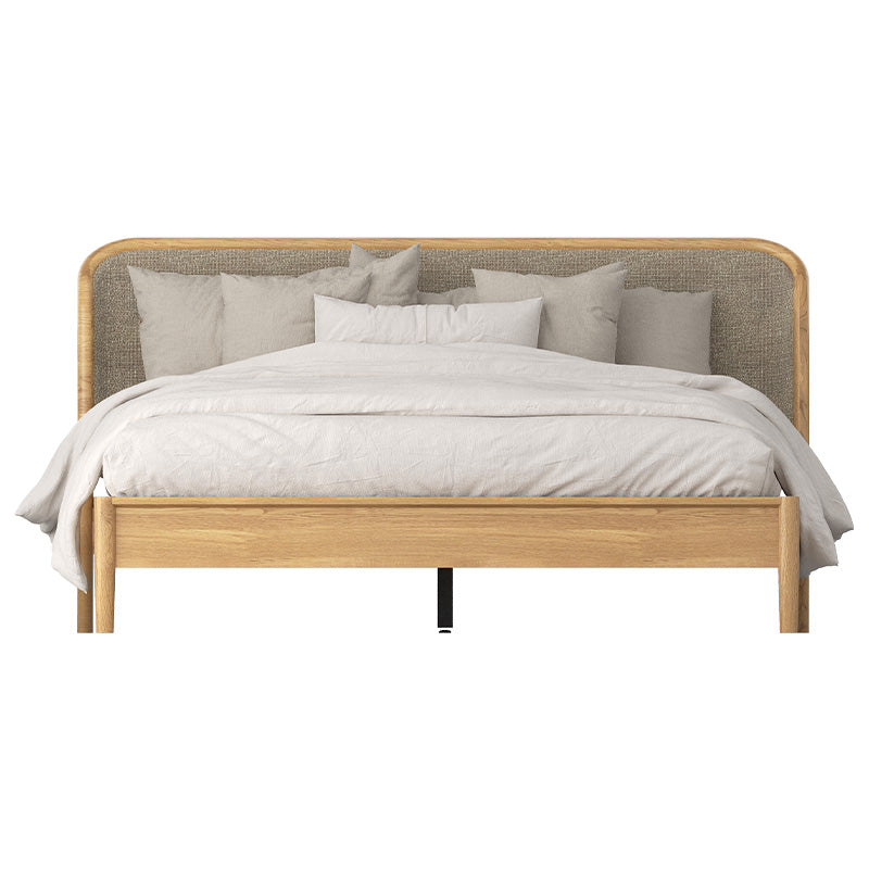 Jaya King Bed - Oak