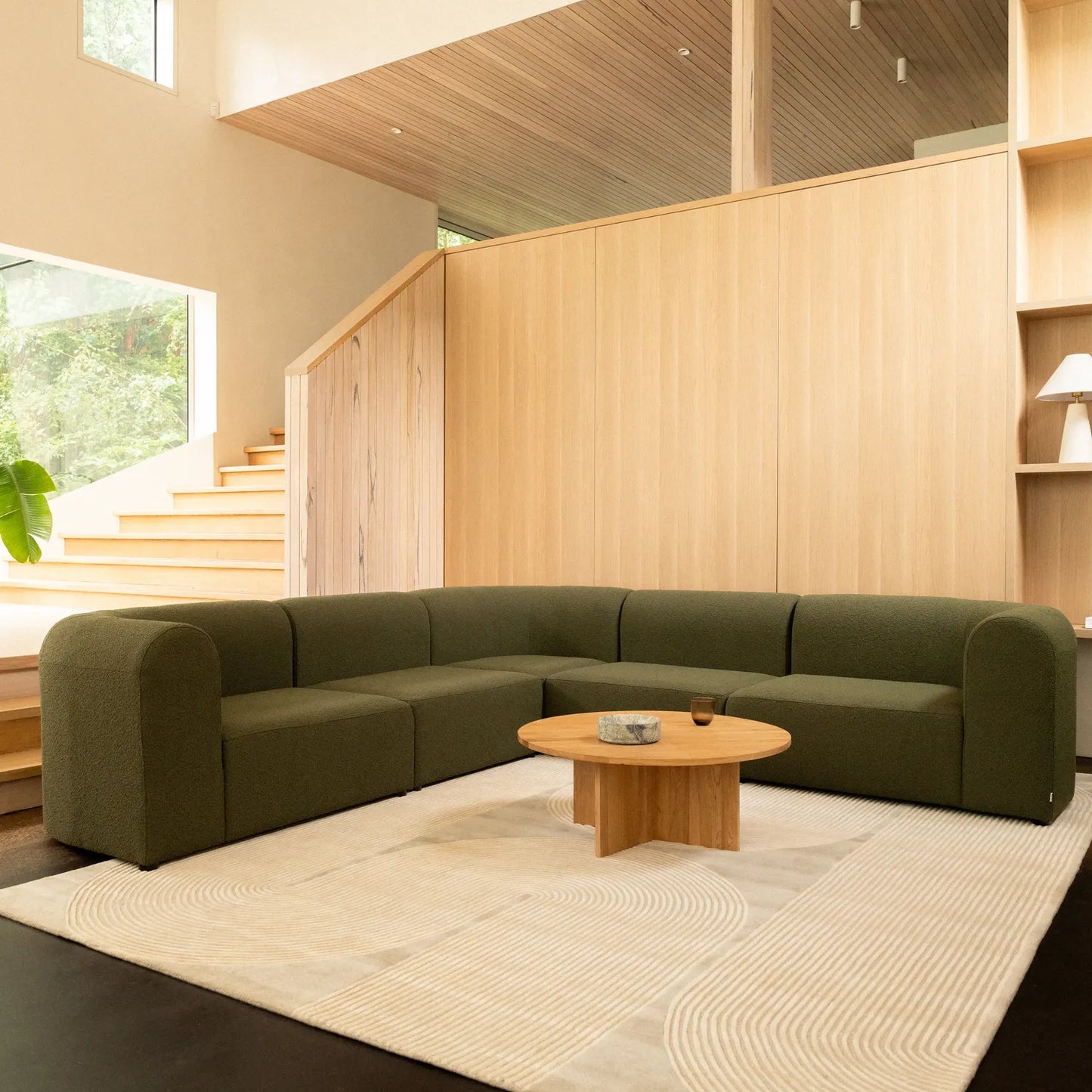 Berg Corner Sofa - Copenhagen Forest