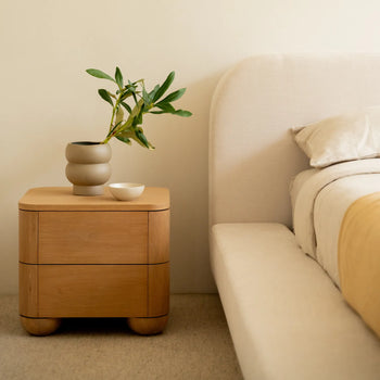 Bound Bedside Table - Oak