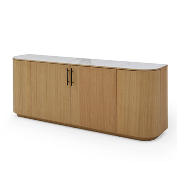 Blackwell Sideboard - Oak / White Ceramic