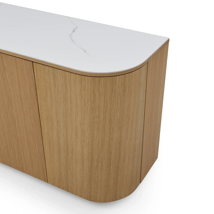 Blackwell Sideboard - Oak / White Ceramic