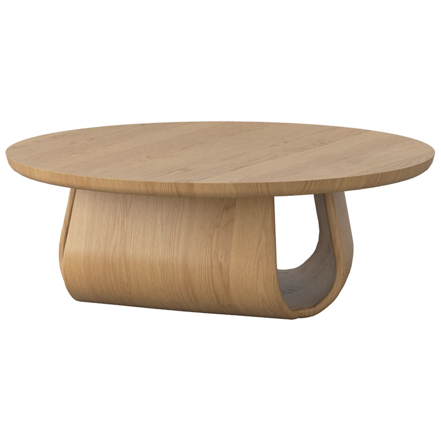 Sima Round Coffee Table - Oak