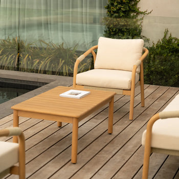 Burnett Outdoor Coffee Table - Eucalyptus