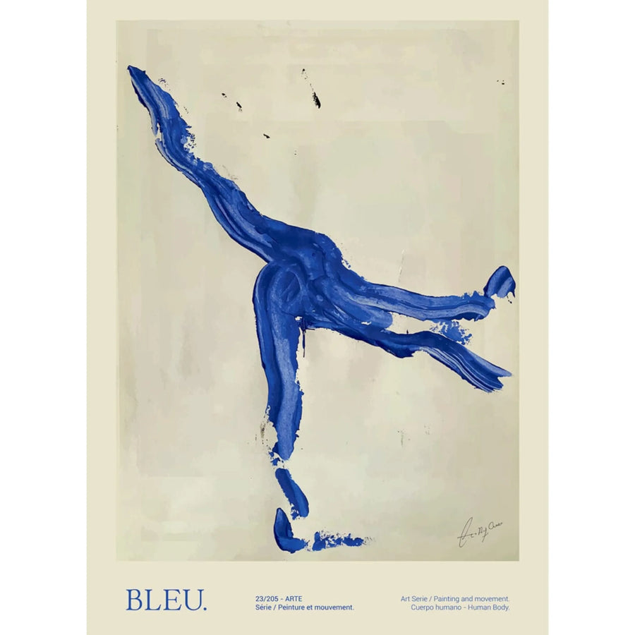 Bleu Print 50Cm x 70Cm