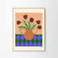 Red Tulips Print 40Cm X 50Cm