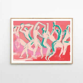 Dancing Print 21Cm x 29.7Cm (A4)