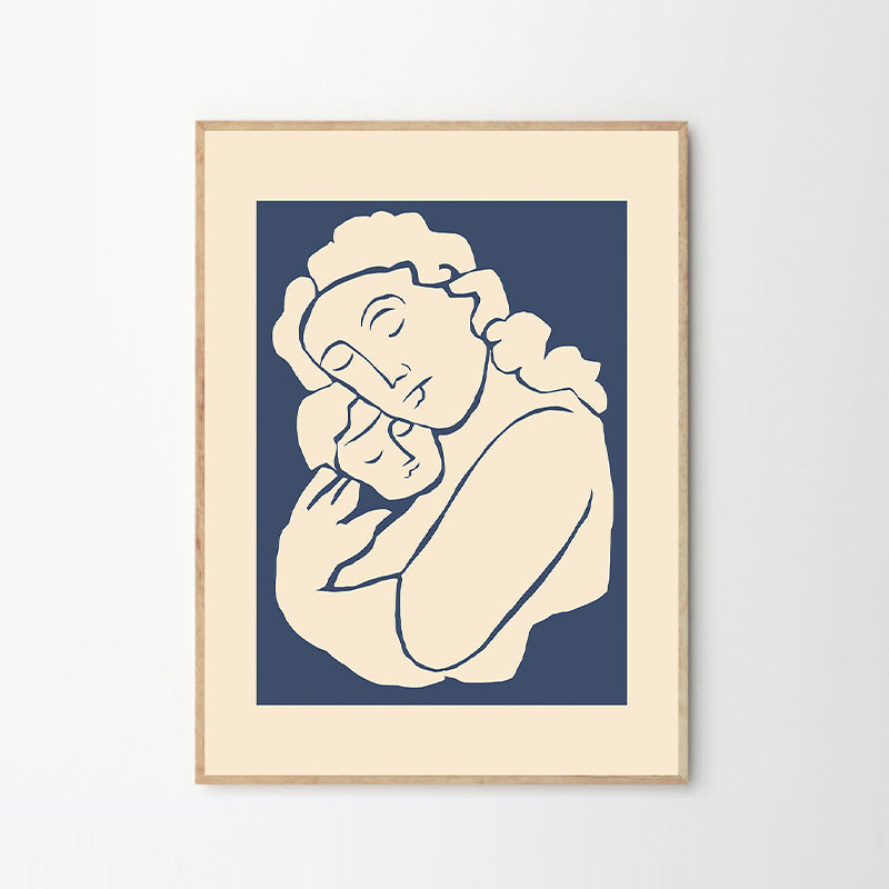 Woman with Child Print 40Cm X 50Cm