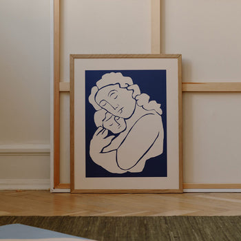 Woman with Child Print 70Cm x 100Cm