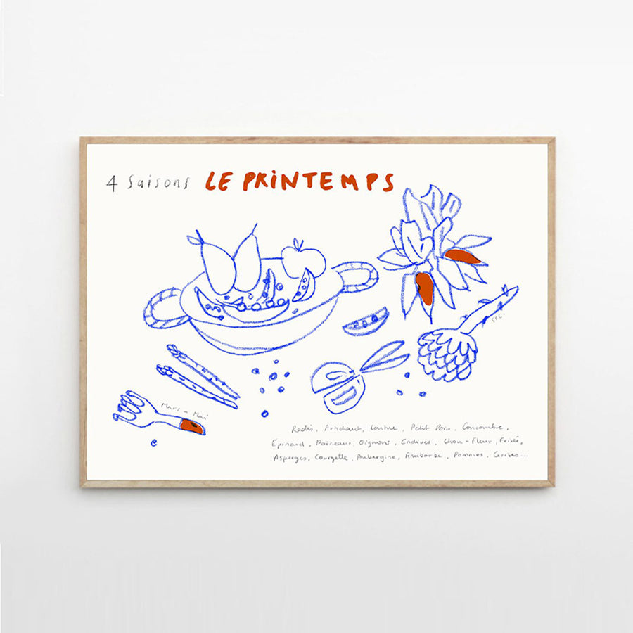 Le Printemps Print 50Cm X 70Cm