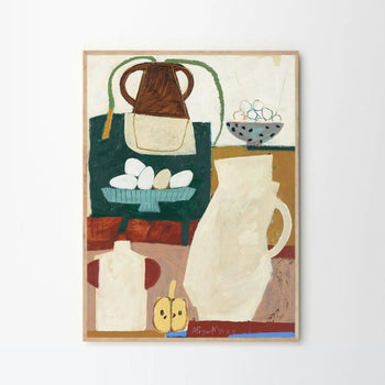 In the Kitchen at My Grandma Print 50Cm x 70Cm