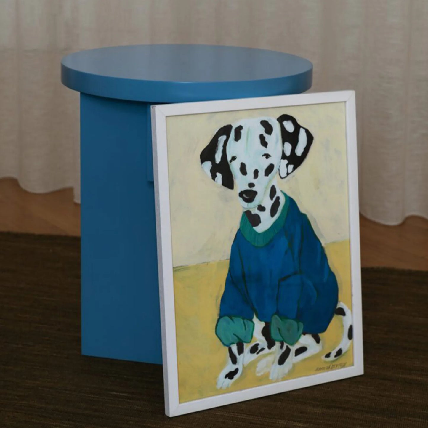 Dalmatian in Sweatshirt Print 30Cm x 40Cm