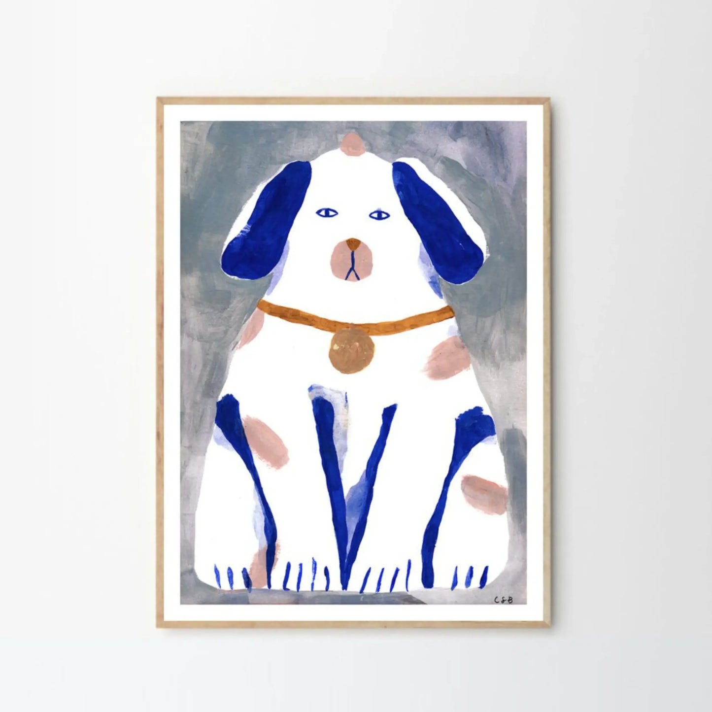 Guardian Dog Print 21Cm x 29.7Cm (A4)