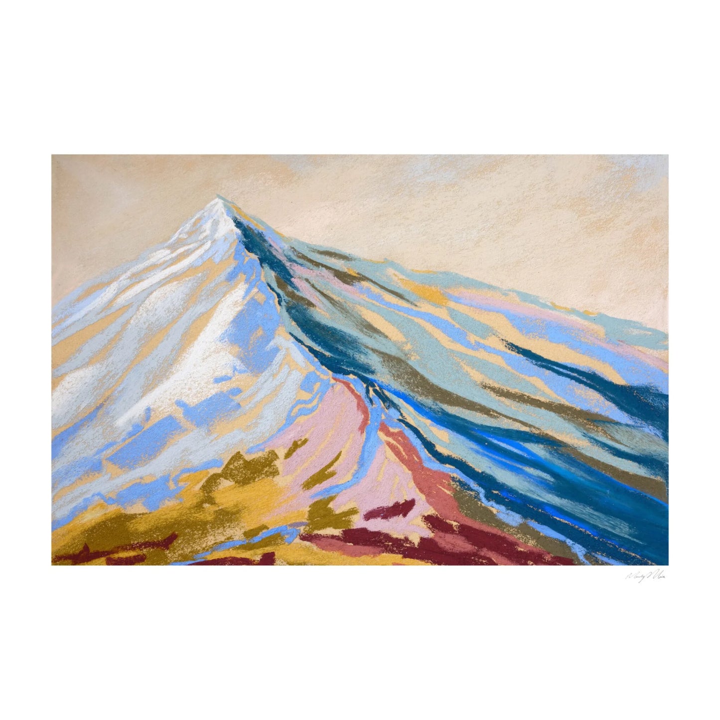 Velvet Peak III Print 30Cm x 40Cm