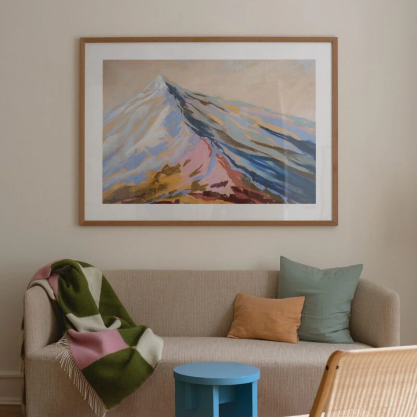 Velvet Peak III Print 70Cm x 100Cm