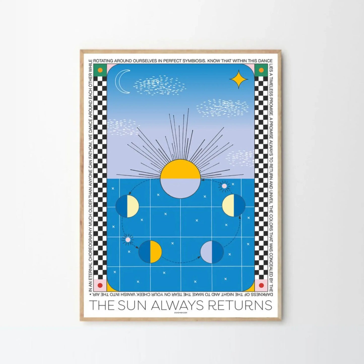 The Sun Always Returns Print 50Cm X 70Cm