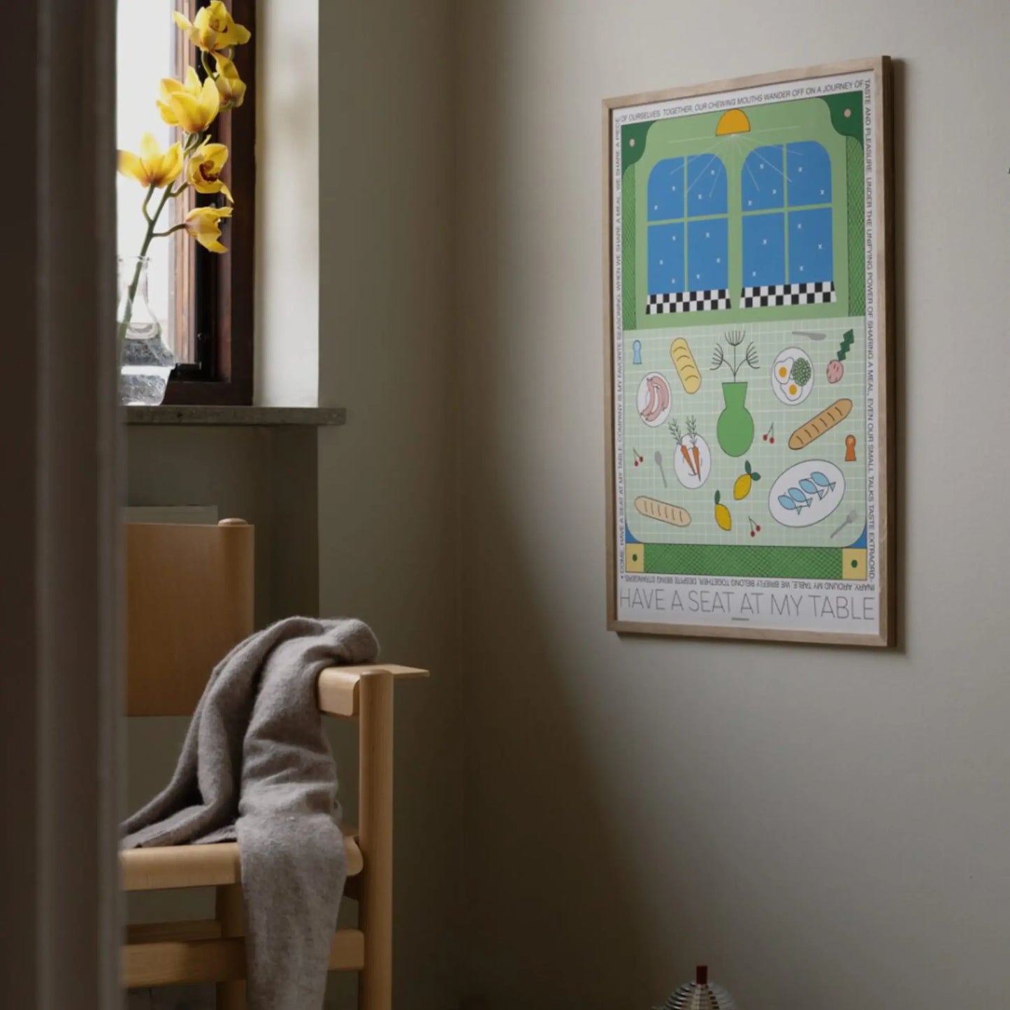 A Seat at my Table Print 70Cm X 100Cm