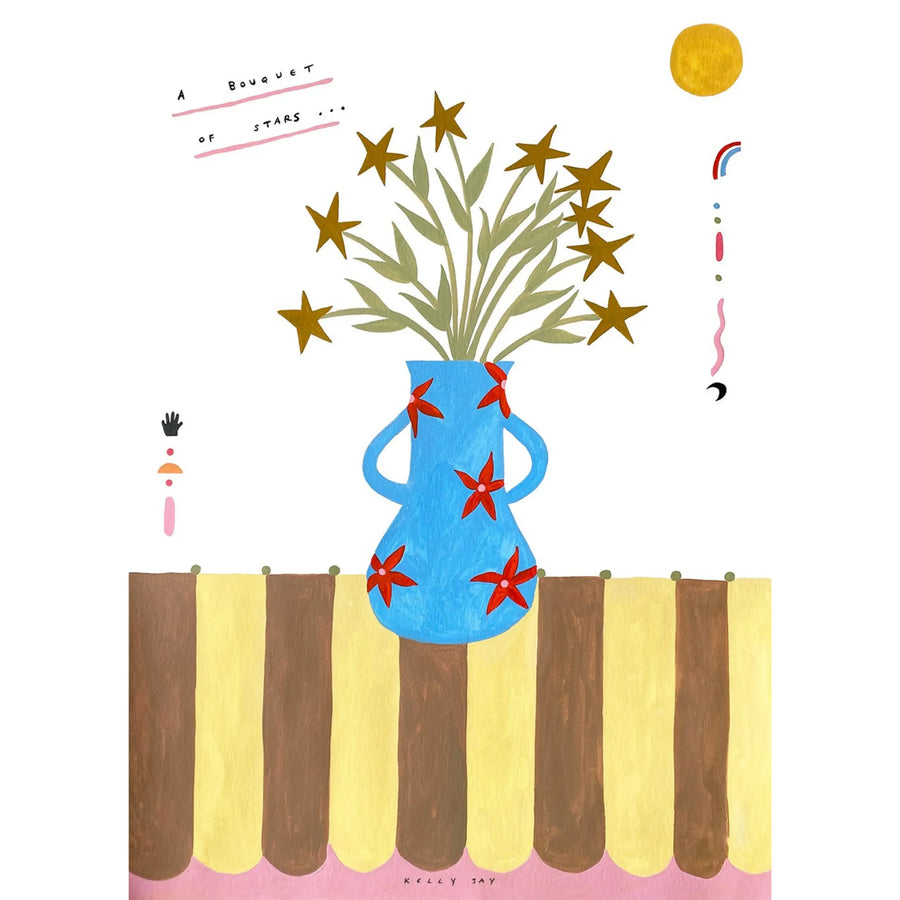 A Bouquet of Stars Print 50cm x 70cm