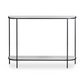 Line Marble Console Table - Smoke