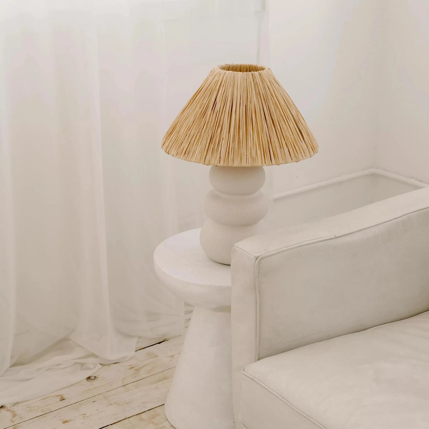 Soffia Raffia Table Lamp - Natural