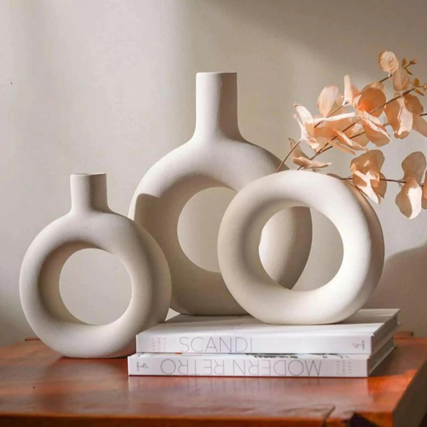 Raya Halo Vase Small - Neutral