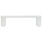 Furrow Outdoor Dining Bench 180cm - White Concrete