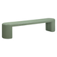 Nova Outdoor Dining Bench 210cm - Green Concrete