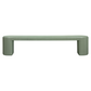 Nova Outdoor Dining Bench 210cm - Green Concrete