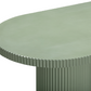 Nova Outdoor Dining Table 240cm - Green Concrete