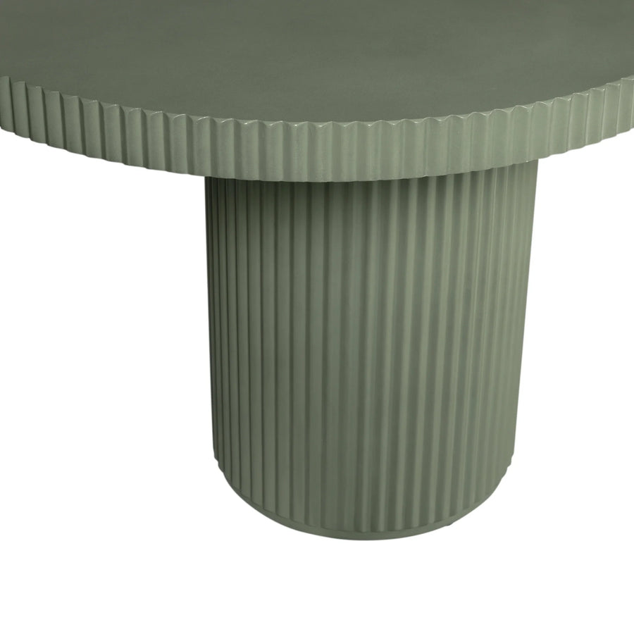 Nova Outdoor Dining Table 240cm - Green Concrete