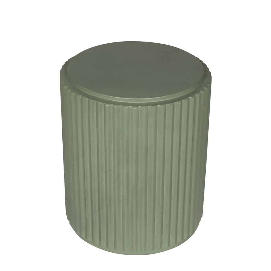 Nova Outdoor Side Table - Green Concrete