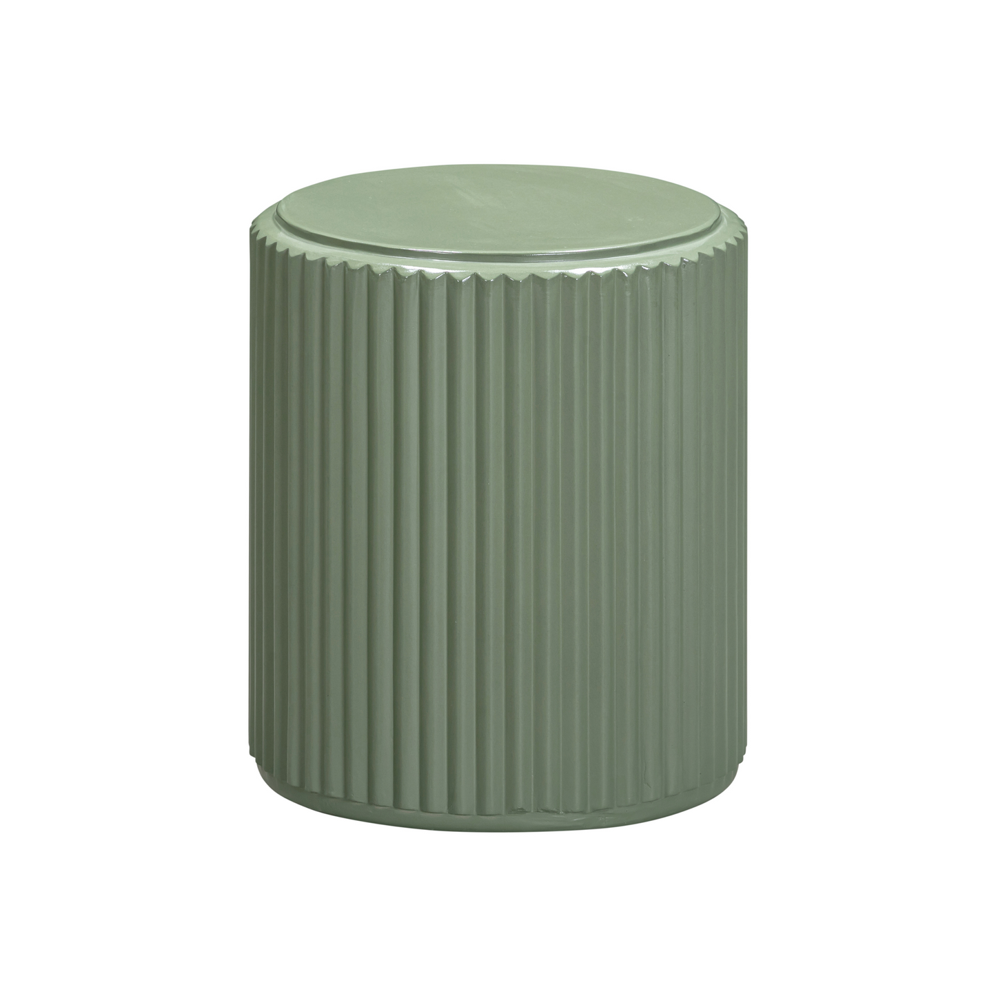 Nova Outdoor Side Table - Green Concrete