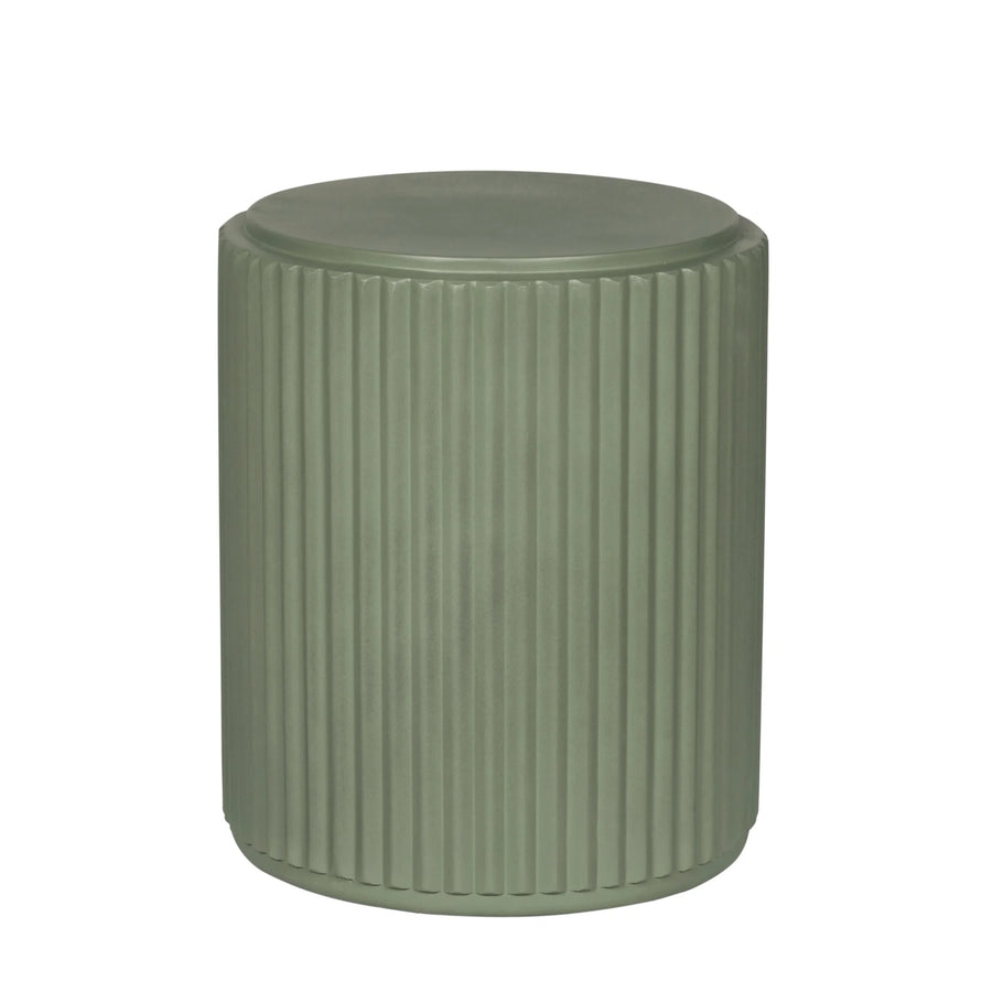 Nova Outdoor Side Table - Green Concrete