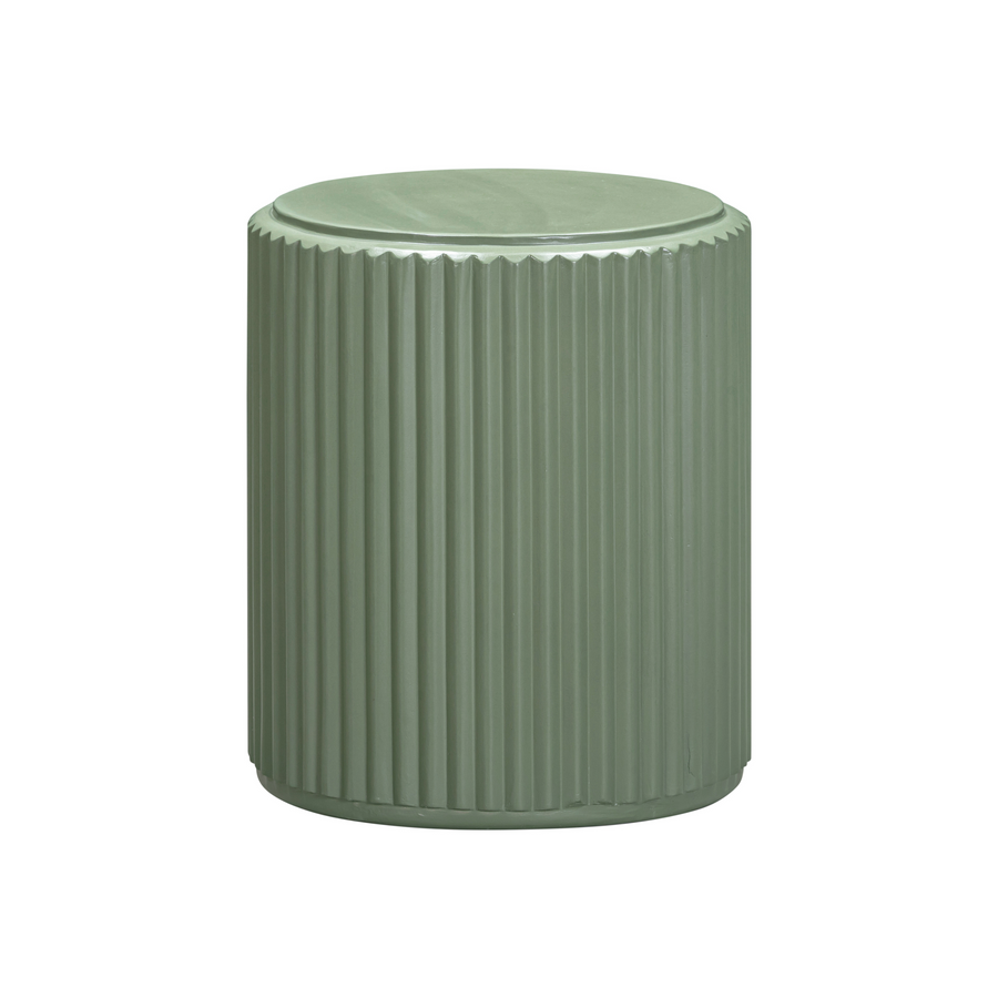 Nova Outdoor Side Table - Green Concrete