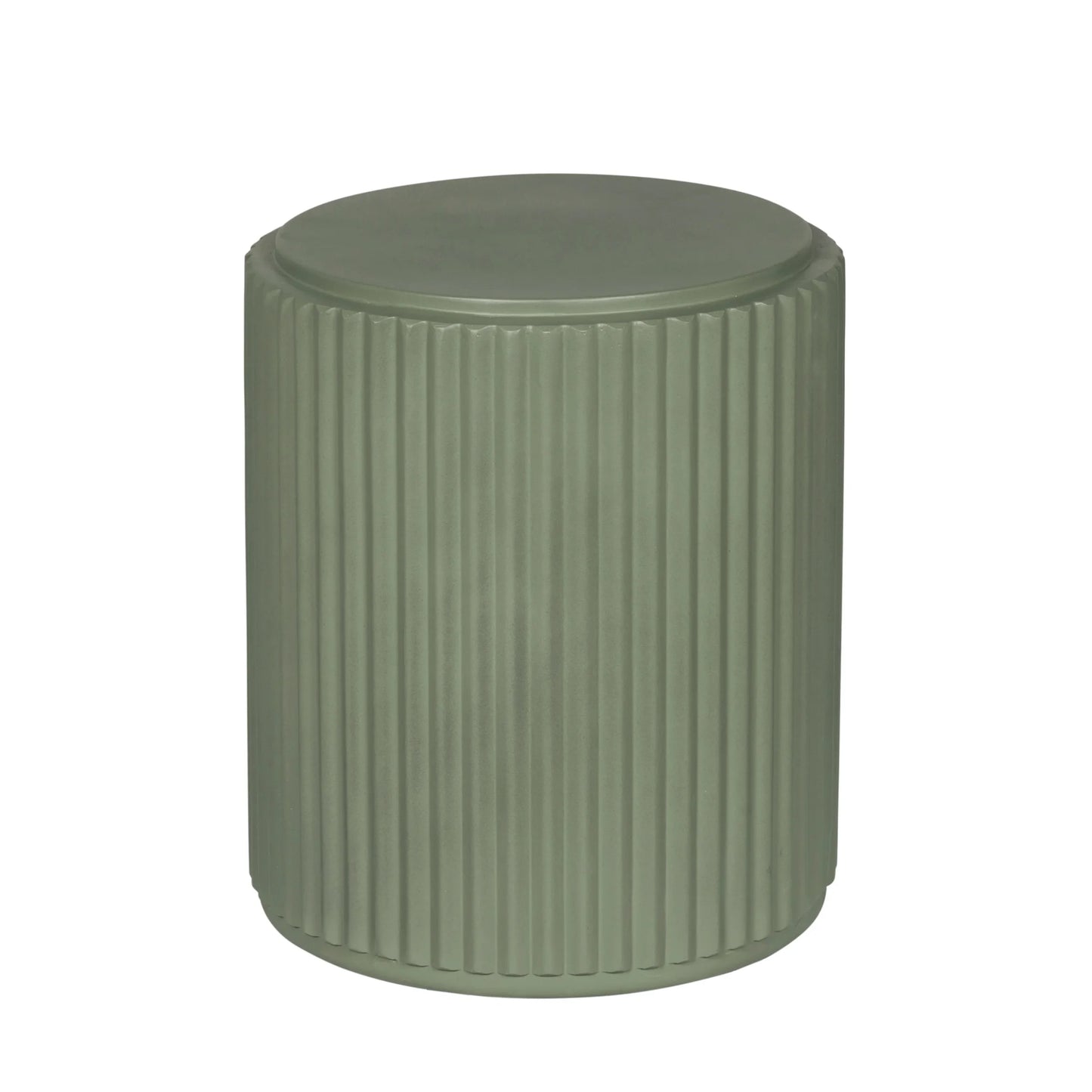 Nova Outdoor Side Table - Green Concrete