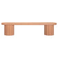 Flock Outdoor Dining Bench 210cm - Terracotta Concrete