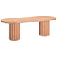 Flock Outdoor Dining Table 240cm - Terracotta Concrete