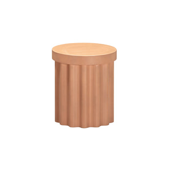 Flock Outdoor Side Table - Terracotta Concrete